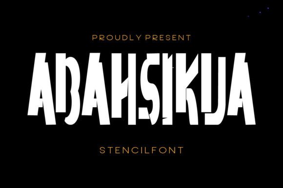 Abahsikua: The Stencil Typeface for Scroll-Stopping Campaigns