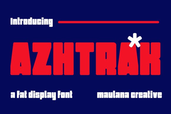 Azhtrak: The Modern Display Typeface That Transforms Small Business Branding