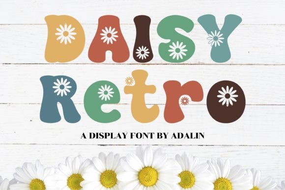 Daisy Retro Font for Handmade Creations