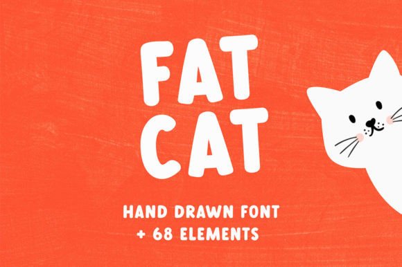 Fat Cat Typeface: A Playful Display Font for Bold Branding