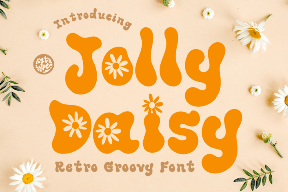 Jolly Daisy: The Retro Groovy Typeface for Memorable Branding