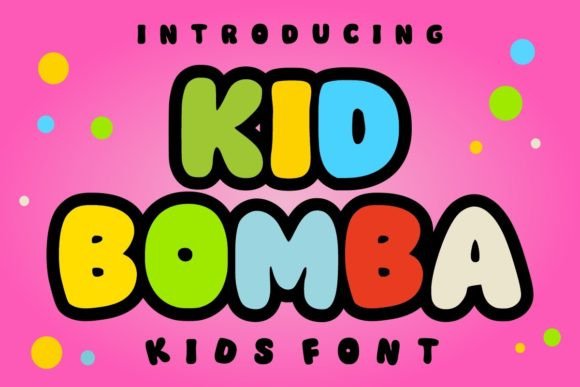 Kid Bomba: The Bold Display Font That Brings Handmade Products to Life
