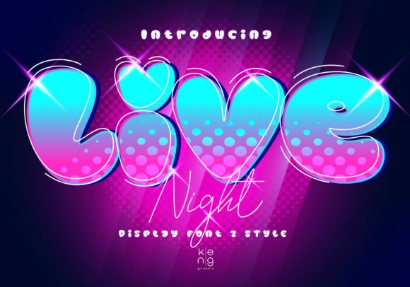 Live Night: The Bold Display Typeface for High-Impact Web Design