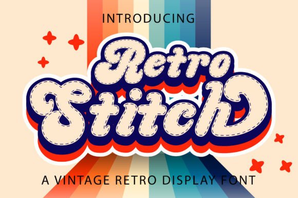 Retro Stitch: The Vintage Typeface That Transforms Small Business Branding