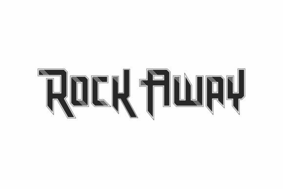Rock Away: A Dynamic Display Font for Editorial Design