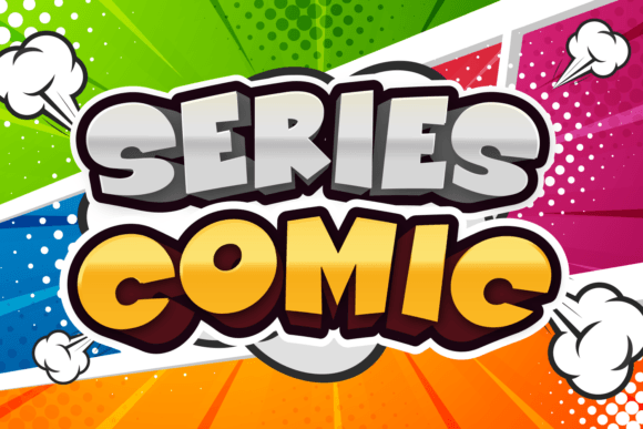 Series Comic: The Playful Display Typeface for Bold Campaigns