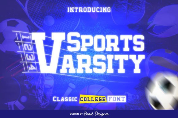 Sports Varsity: The Bold Typeface for Handmade Branding