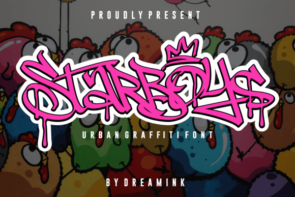 Starboys: A Graffiti-Inspired Font for Bold Branding