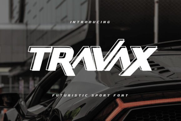 Travax: The Futuristic Sport Typeface for High-Impact Campaigns