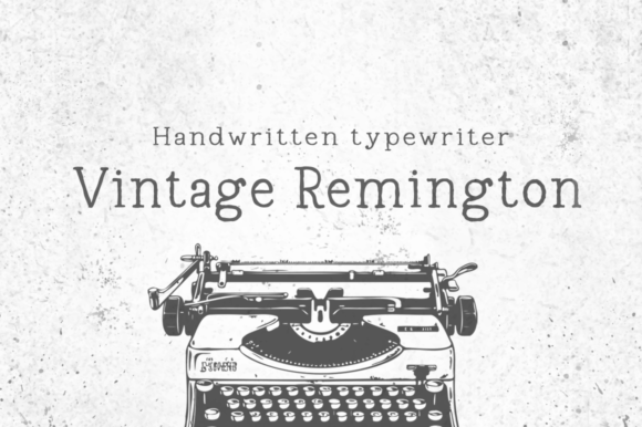 Vintage Remington Font for Web Design