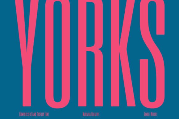 Yorks: The Tall Display Font That Elevates Your Brand Identity